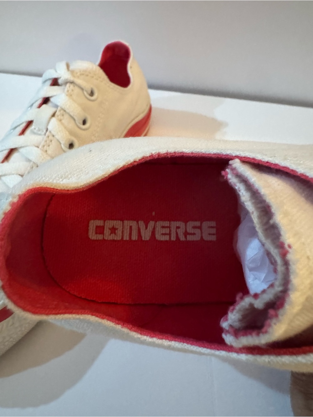 Converse Chuck Taylor All Star Double Tongue Low-Top Sneakers W8 M6 - Picture 9 of 11